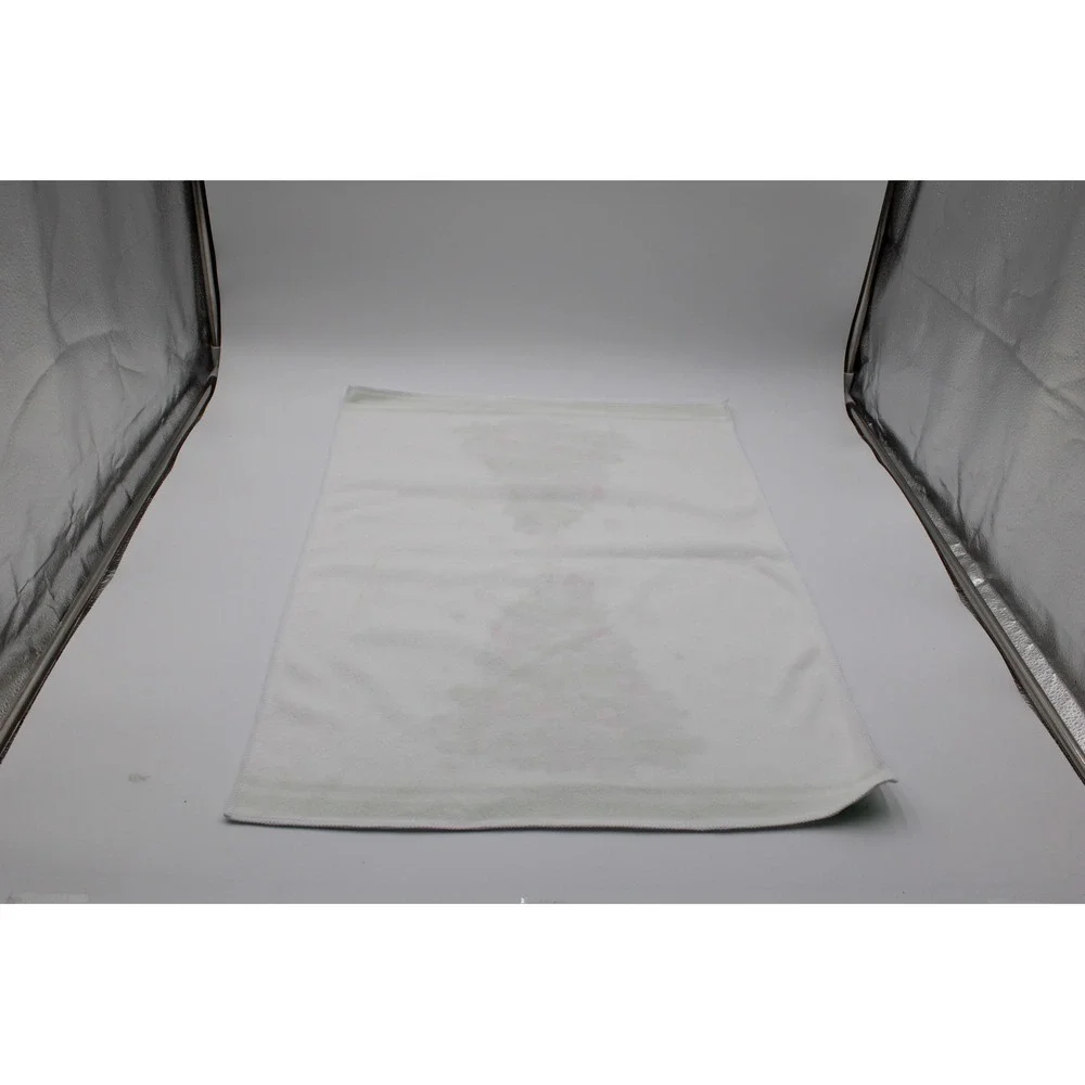 Unbranded Christmas Kitchen Towels White Green Cat Kitten Tree Holiday Set 2